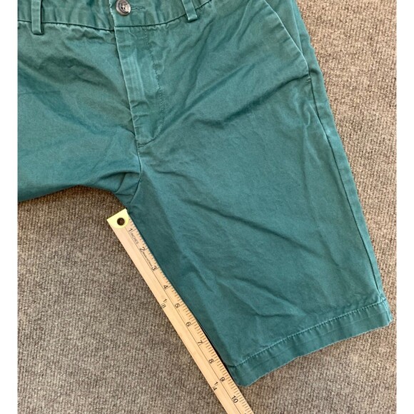 Polo Ralph Lauren Shorts Boys 14 Flat Front Chino Green Pre-Washed Cotton Twill - Picture 6 of 9
